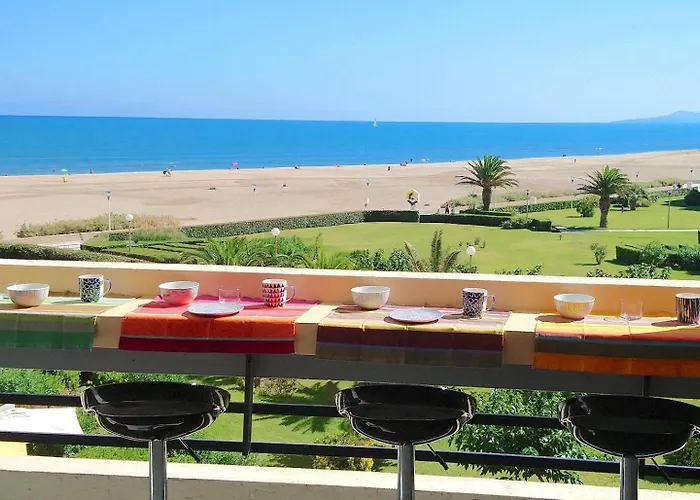 Appartement T3 Climatise, Face De Sud, Double Parking, Wifi, Linge Et Menage Inclus Canet-en-Roussillon